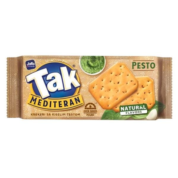 Krekeri JAFFA Tak mediteran pesto 105g 0