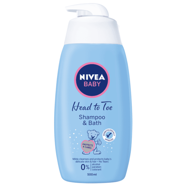 Kupka i šampon NIVEA Baby head to toe 500ml 0