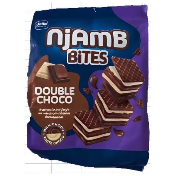 Napolitanke JAFFA Njamb double choco 150g 0