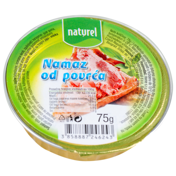 NATUREL povrtni namaz 75g 0