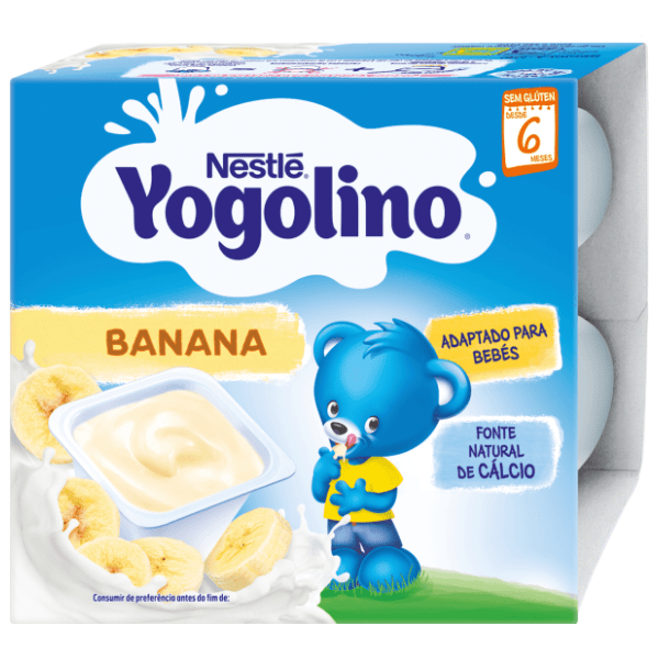 NESTLE Yogolino mliječni desert banana 4x100g 0