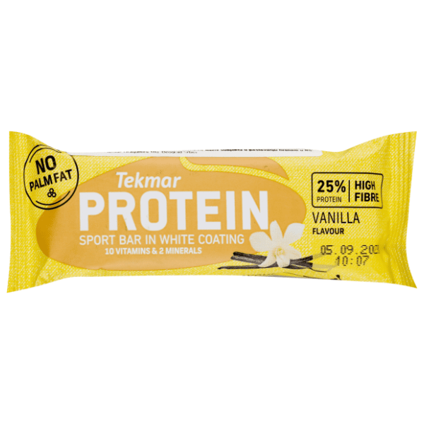 Protein bar TEKMAR vanilija bijeli preljev 60g 0