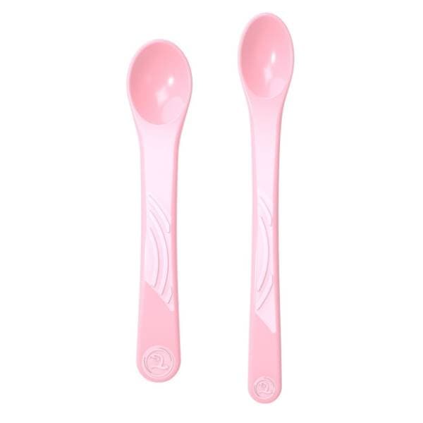 TWISTSHAKE Set žlica za hranjenje beba 2kom pastel pink 0