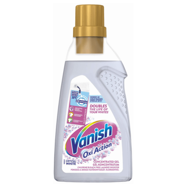 VANISH Oxi action white odstranjivač mrlja 750ml 0