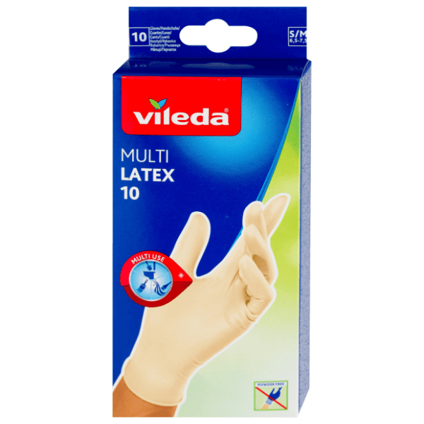 VILEDA rukavice multi latex S/M 10kom 0