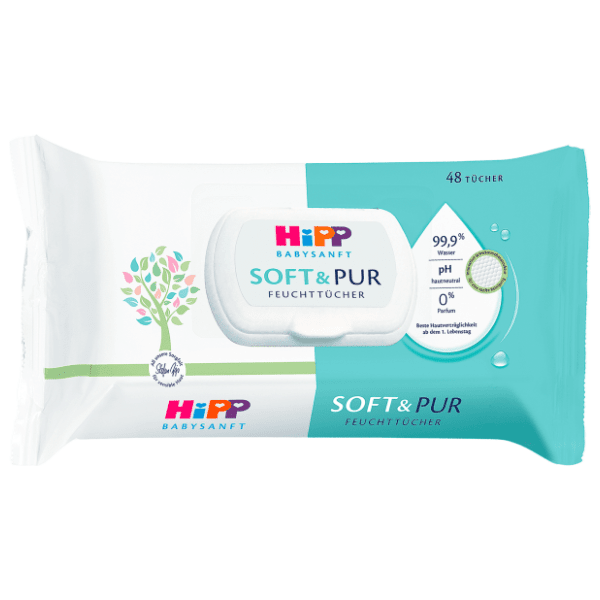 Vlažne maramice HIPP soft & pure 48kom 0