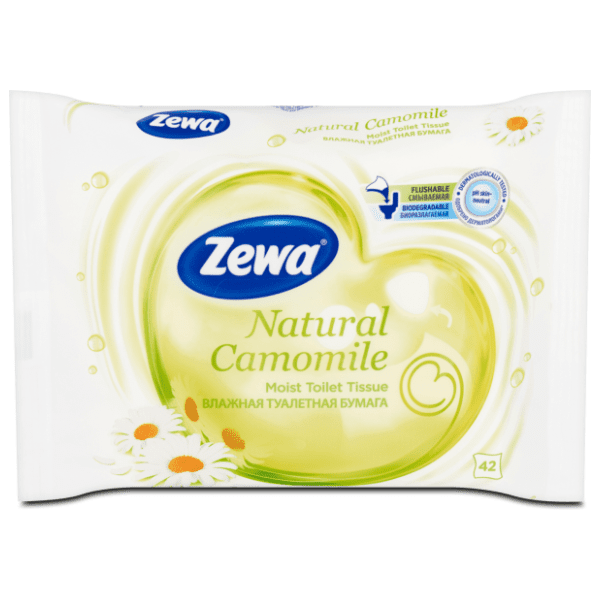 Vlažni toaletni papir ZEWA kamilica 42kom 0