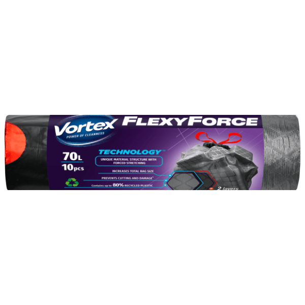 VORTEX vreće za smeće flexy force 70l 10kom 0