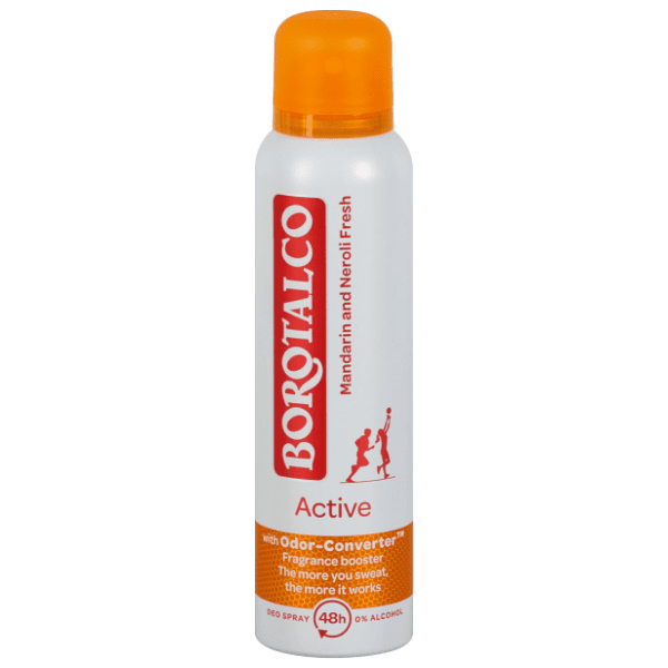Dezodorans BOROTALCO Active mandarina neroli 150ml 0
