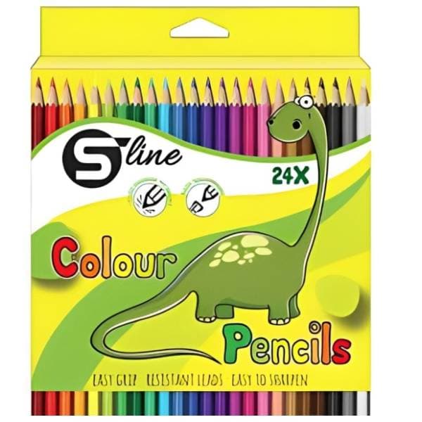 Drvene boje S-LINE 24kom 0