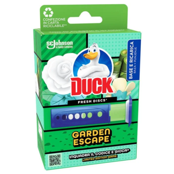 DUCK WC osvježivač disc garden escape 36ml 0