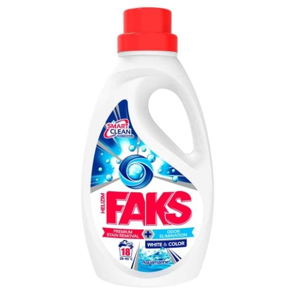 FAKS White & color tekući deterdžent 900ml 0