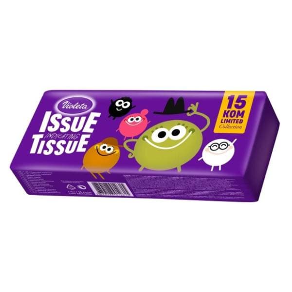 Papirnate maramice VIOLETA issue tissue 3 sloja 15 kom 0