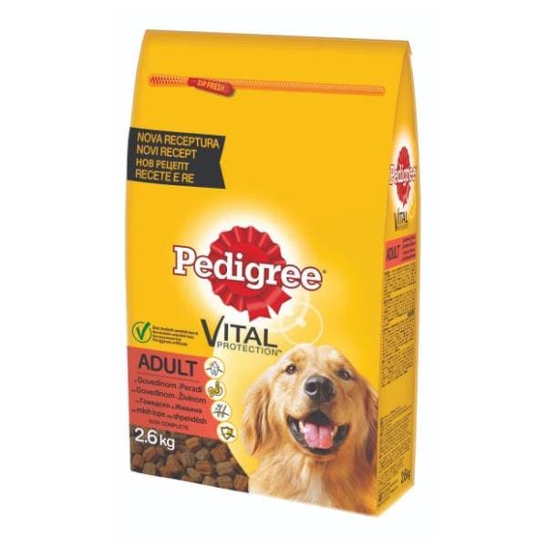 PEDIGREE Adult hrana za pse govedina i perad 2,6kg 0