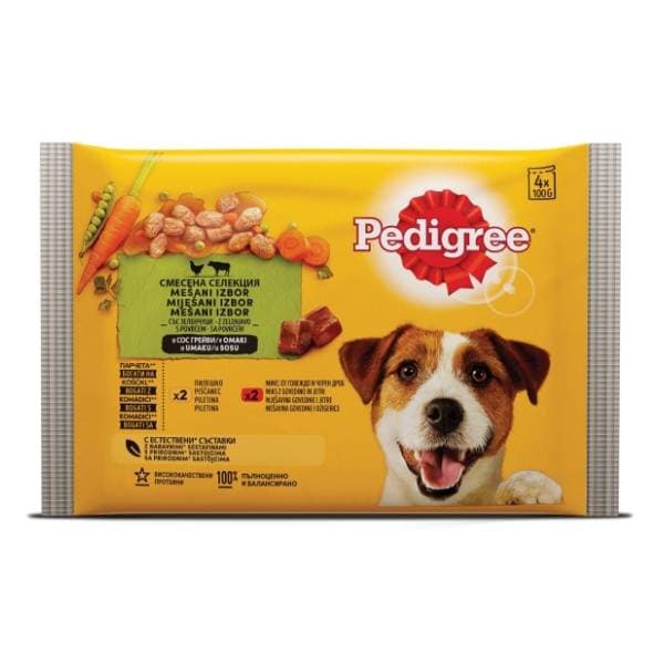 PEDIGREE Adult piletina 2x100g i govedina 2x100g 0