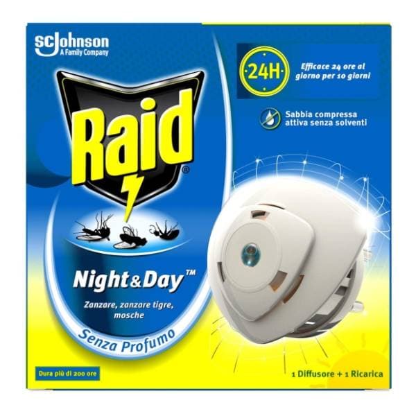 RAID night & day aparat protiv komaraca baza 120g 0