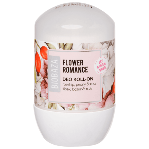 Roll-on BIOBAZA Flower romance šipak božur i ruža 50ml 0