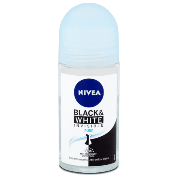 Roll-on NIVEA Black & white invisible pure 50ml 0