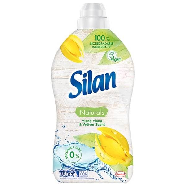 SILAN Yiang ylang & vetiver omekšivač 62 pranja (1,364l) 0