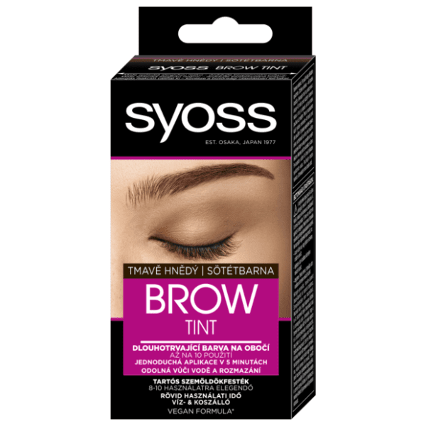 SYOSS brow tint dark brown boja za obrve 1kom 0