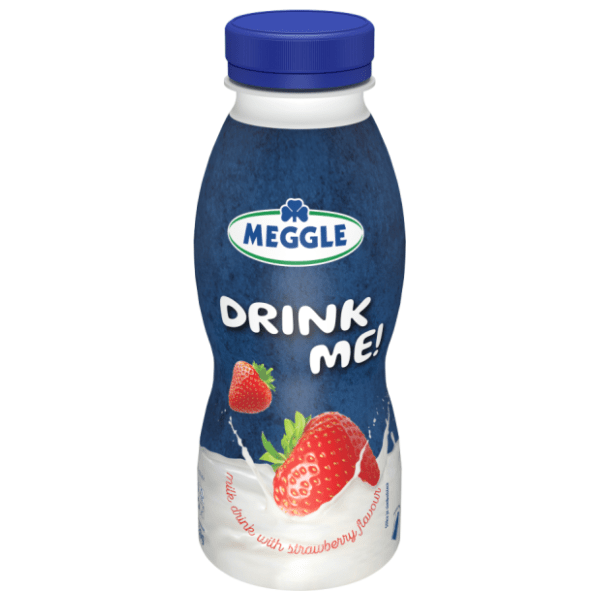 Voćni jogurt MEGGLE drink me! jagoda 330g 0