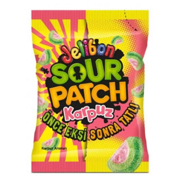 Gumeni bomboni KENT jelibon sour patch lubenica 80g 0