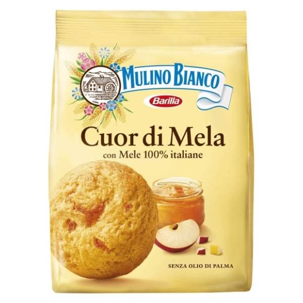 Keks BARILLA Mulino bianco cuor di mela 300g 0