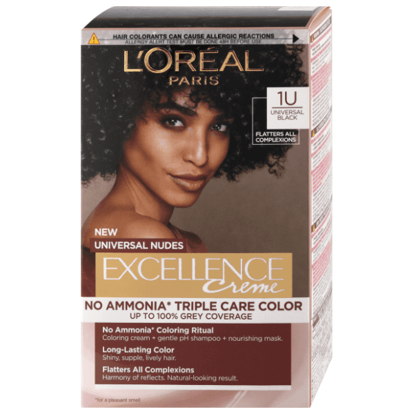 L'OREAL Excellence boja za kosu 1U universal black 0