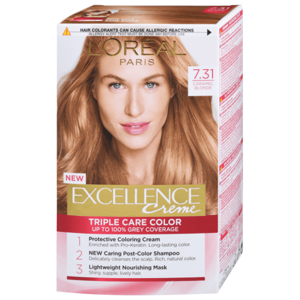 L'OREAL Excellence boja za kosu 7.31 dark caramel blonde 0