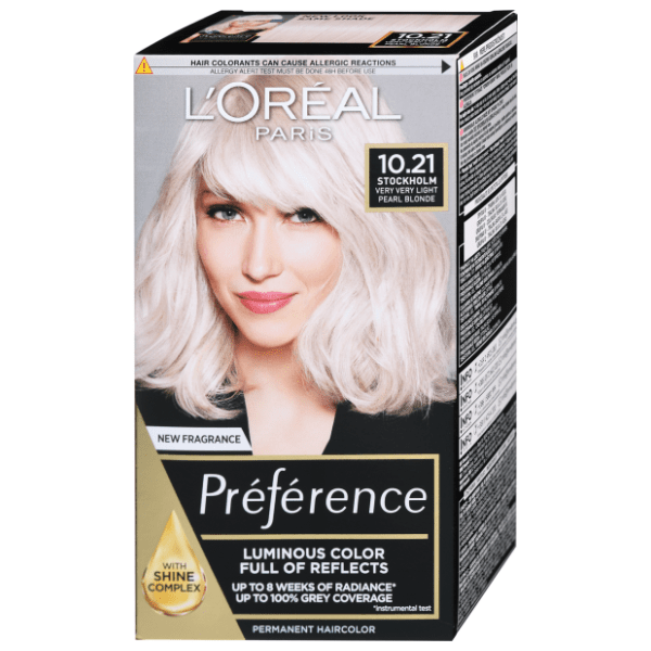 L'OREAL Preference boja za kosu 10.21 stockholm 0
