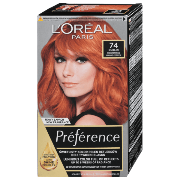 L'OREAL Preference boja za kosu 7.4 mango intense copper 0