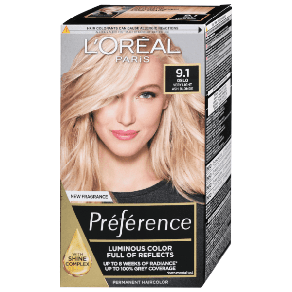 L'OREAL Preference boja za kosu 9.1 very light ash blonde 0