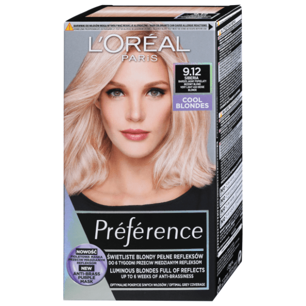 L'OREAL Preference boja za kosu 9.12 cool blondes 0