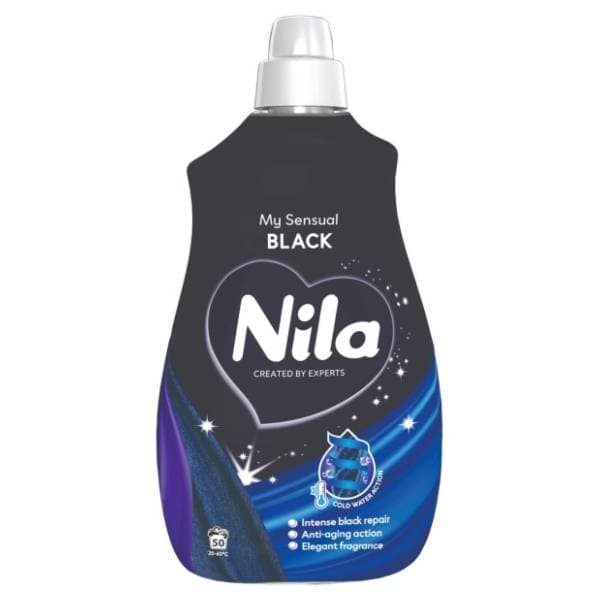 NILA My sensual black tekući deterdžent 50 pranja (2,7l) 0