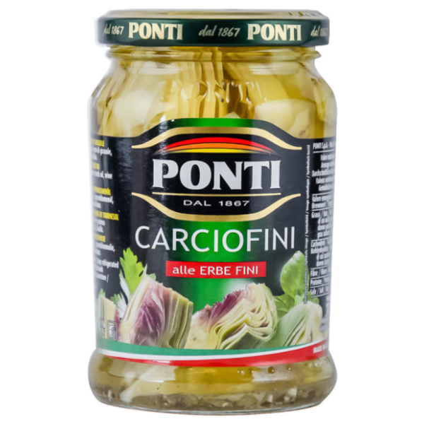 PONTI artičoke u ulju s aromatičnim biljem 280g 0