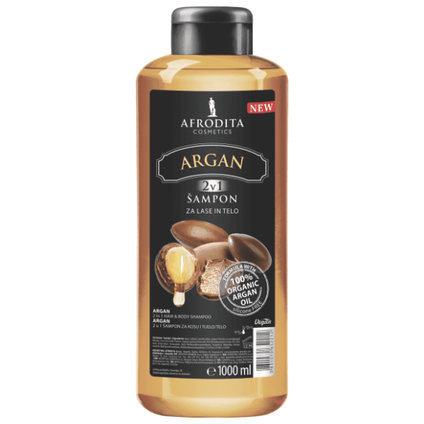 Šampon za kosu i tijelo AFRODITA argan 1l 0