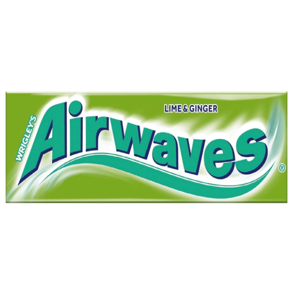 Žvakaće gume AIRWAVES lime&ginger 14g 0