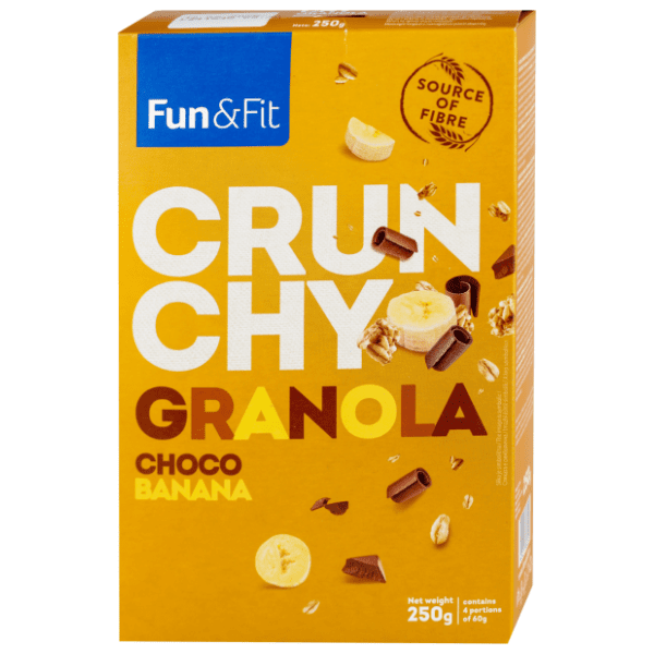 FUN&FIT granola crunchy choco banana 250g 0