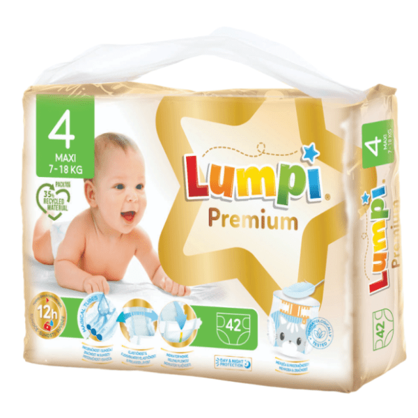 LUMPI pelene premium 4 maxi 42kom 0