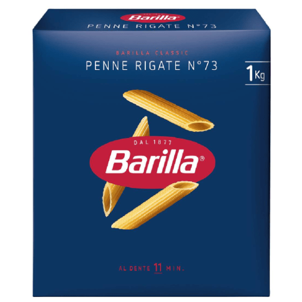 Tjestenina BARILLA penne rigate 1kg 0