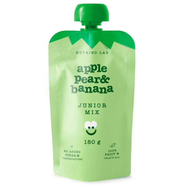 NUTRINO Lab voćni pire jabuka kruška banana 180g 0