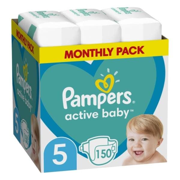 PAMPERS Active baby MP 5 150kom 0