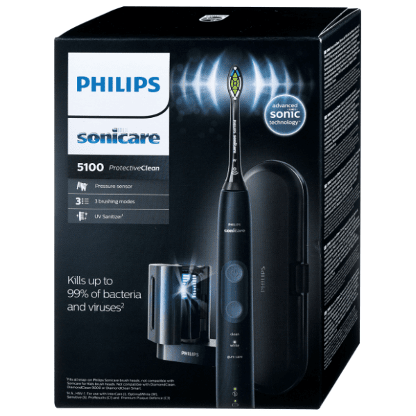 PHILIPS Sonicare protective clean 5100 električna četkica crna 0