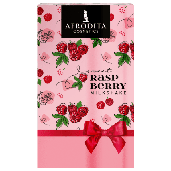 AFRODITA set Raspberry milkshake (mlijeko i maslac za tijelo) 0