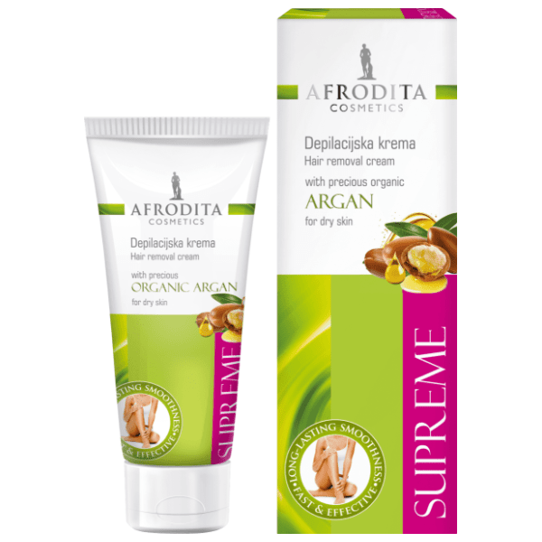 AFRODITA supreme argan krema za depilaciju 100ml 0
