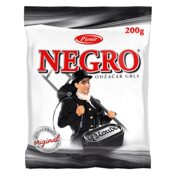 Bomboni PIONIR Negro classic 200g 0