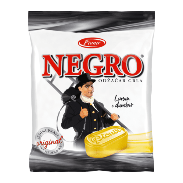 Bomboni PIONIR Negro limun i đumbir 100g 0