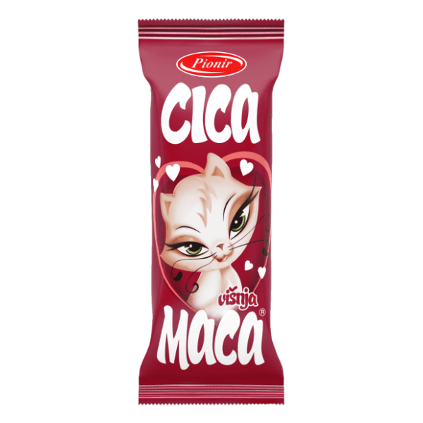 Čokoladica PIONIR Cica maca višnja 30g 0