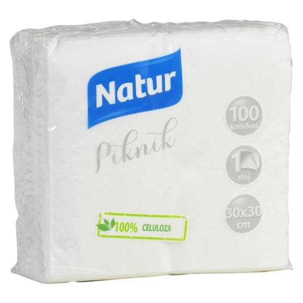 Salvete NATUR bijele 1sloj 100kom 0