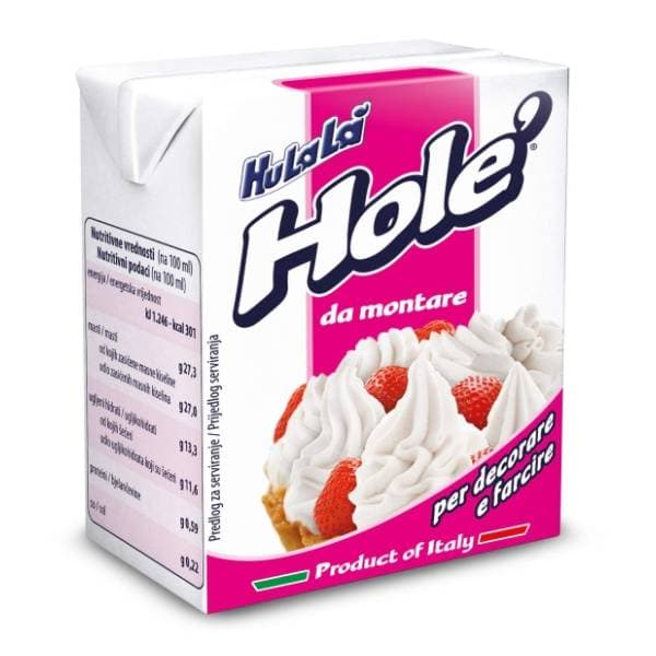 Slatko vrhnje HOLE' 200ml 0
